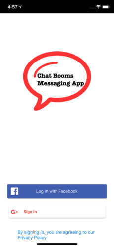 Chat Rooms Messaging App for iPhone,iPad
