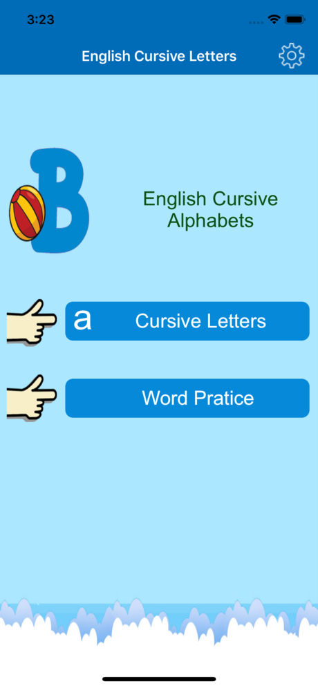 Cursive Letters and Alphabets App for iPhone,iPad and Android