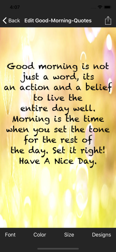 Good-Morning-Quotes App for iPhone,iPad and Android