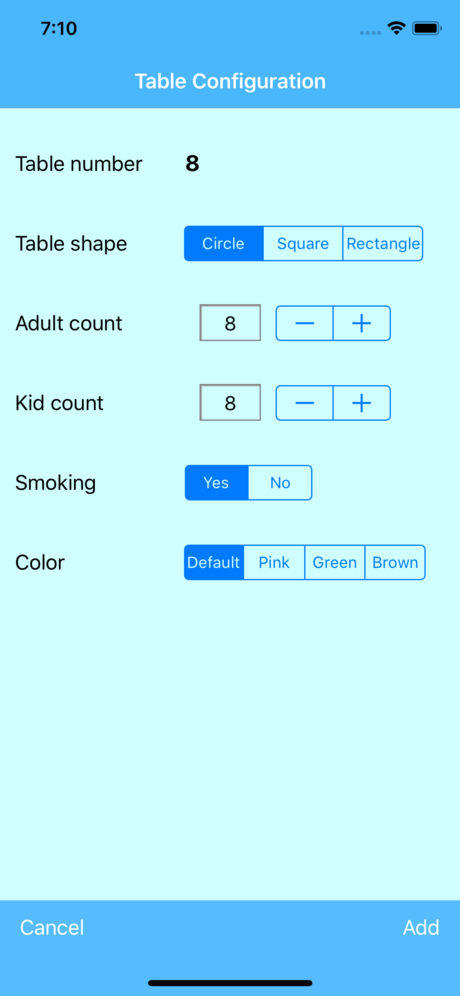 Seating Chart App