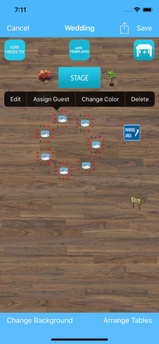 Seating Chart App for iPhone,iPad