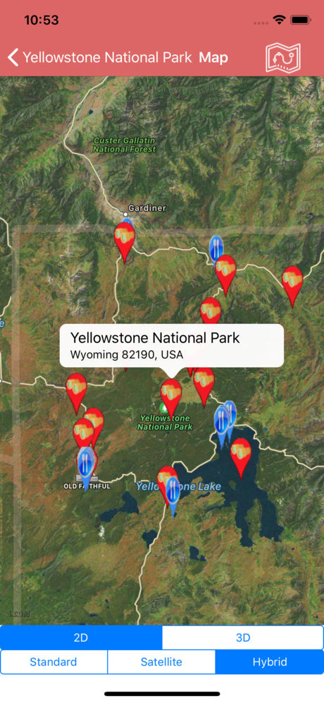 Yellowstone National Park  App for iPhone,iPad and Android